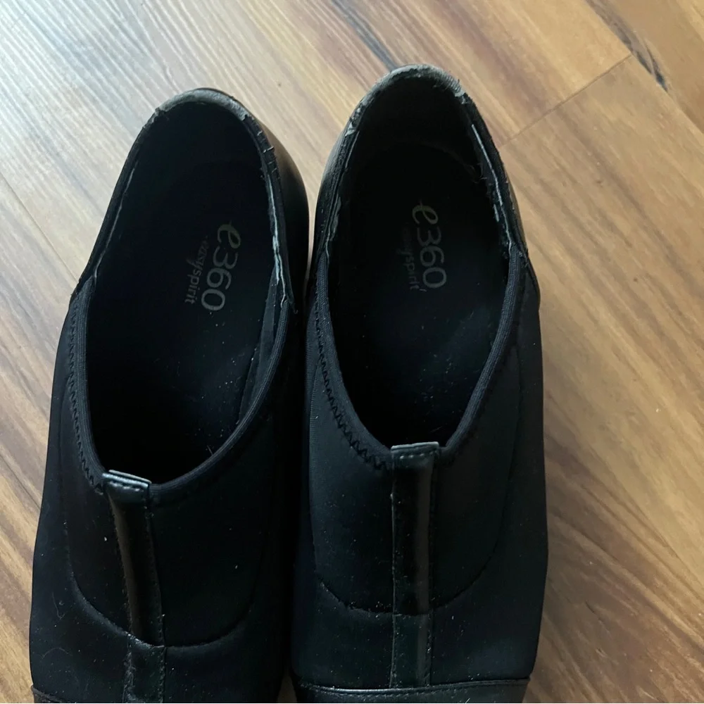E360 Easy Spirit Women's Black Shoes Size 6